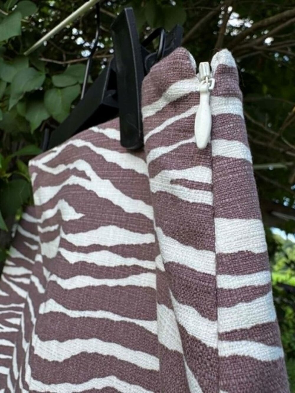 LOFT Brown Zebra Print Mini Skirt A-Line Neutral Workwear - Picture 2 of 4